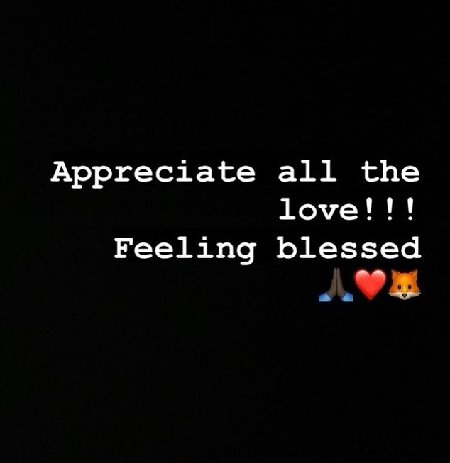 Agradecido: el miércoles, el propio Jamie acudió a su página principal de Instagram para expresar su gratitud por el apoyo abrumador que recibió después de sufrir una emergencia médica el mes pasado, el 11 de abril.