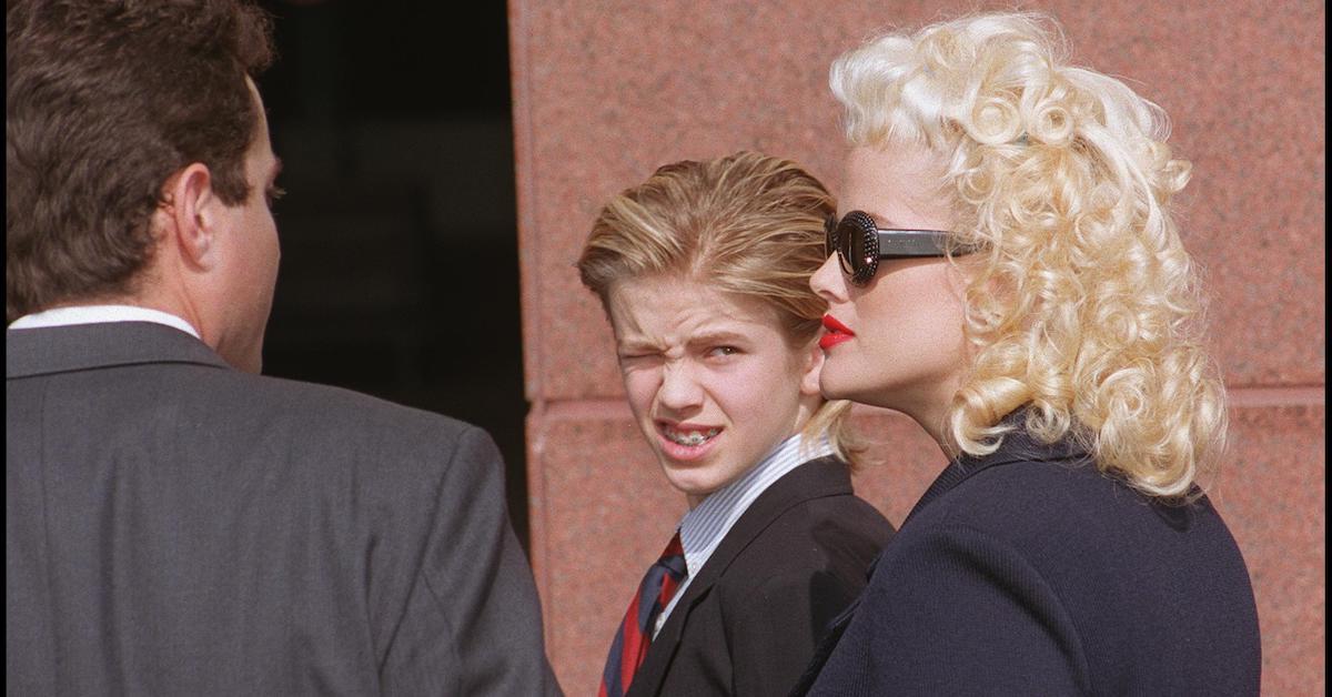 Anna Nicole Smith con su hijo Daniel Wayne Smith