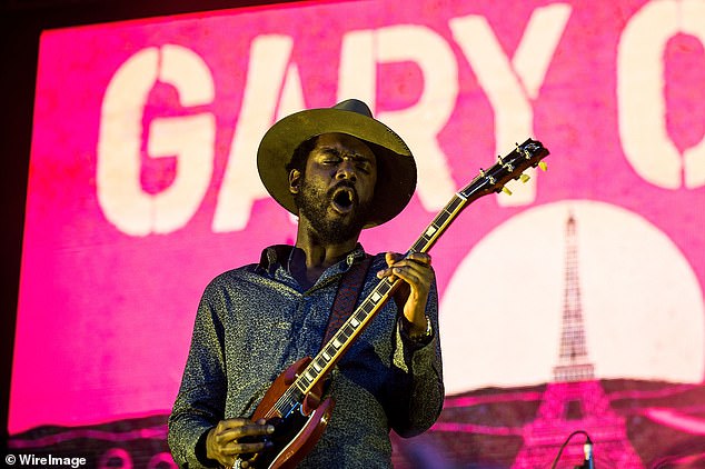 En la foto, Gary Clarke Jr. actuando en el festival en Byron Bay en 2016