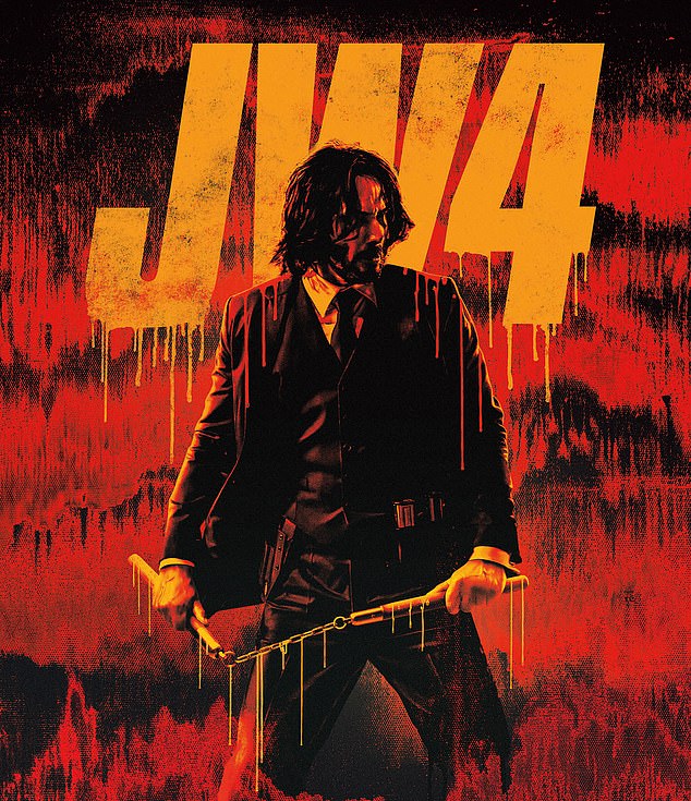 John Wick: Capítulo 4 todavía tiene seguidores leales.  La película de acción protagonizada por Keanu Reeves como el personaje principal de lucha contra el crimen obtuvo el sexto lugar y llenó asientos por una suma de $ 1.33 millones.