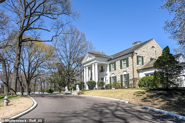 El testamento contiene los derechos de la mansión Graceland (en la foto) y una participación del 15 por ciento en Elvis Presley Enterprises.