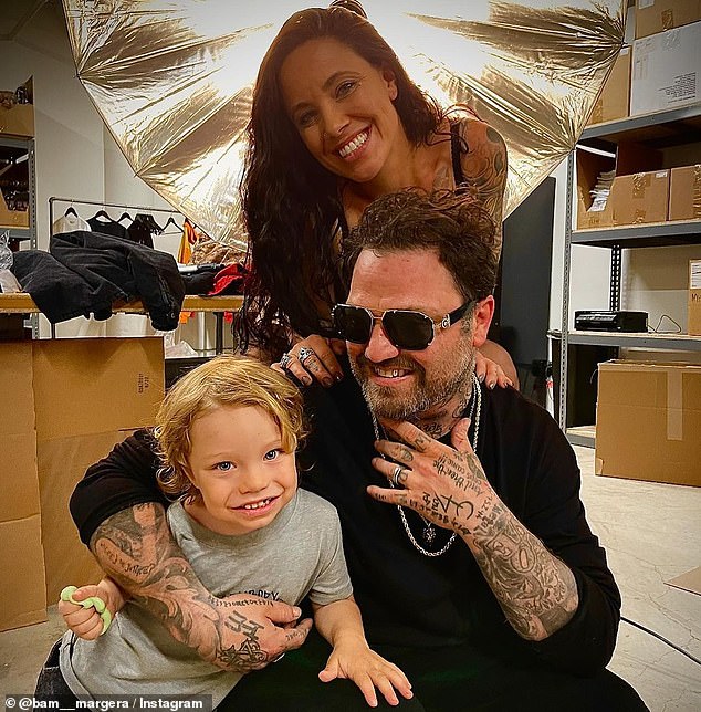 Margera, Boyd y su hijo fueron fotografiados en una foto de Instagram publicada anteriormente