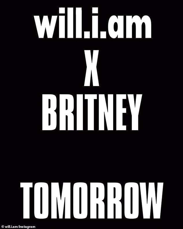 Teaser: 'will.i.am x Britney...tomorrow', apareció para finalizar el clip teaser, dejando a los fanáticos frenéticos por la nueva colaboración.