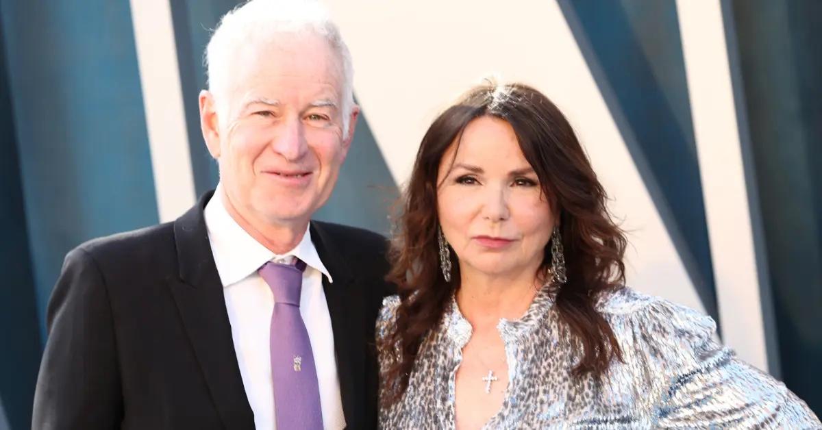 John McEnroe and his wifePatty Smyth attend an event.