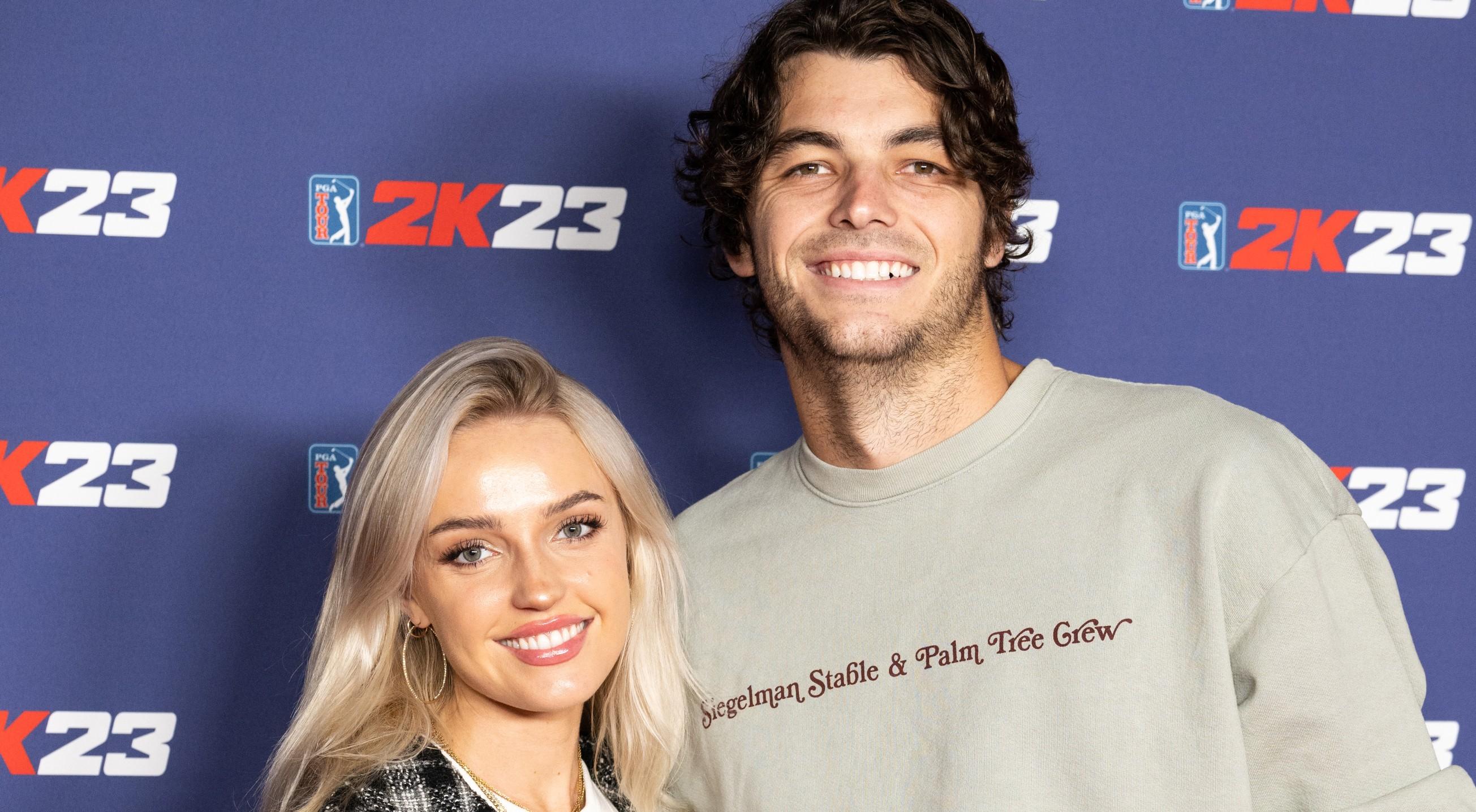 Morgan Riddle and Taylor Riddle at the PGA TOUR 2K23 Launch Event