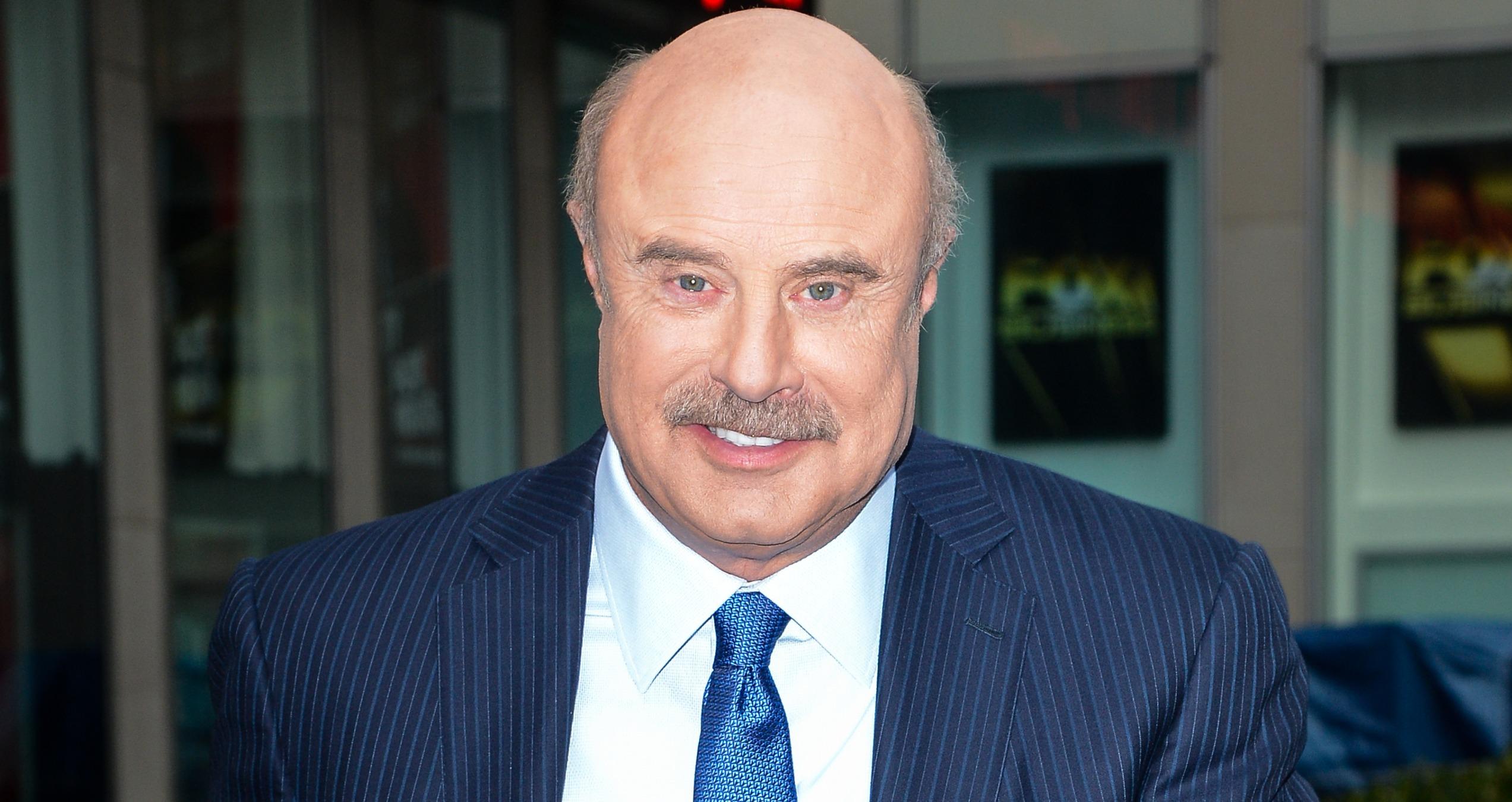  Dr. Phil McGraw leaves the "FOX & Friends" taping