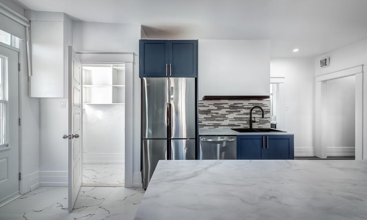 A Smart fridge in a luxury home