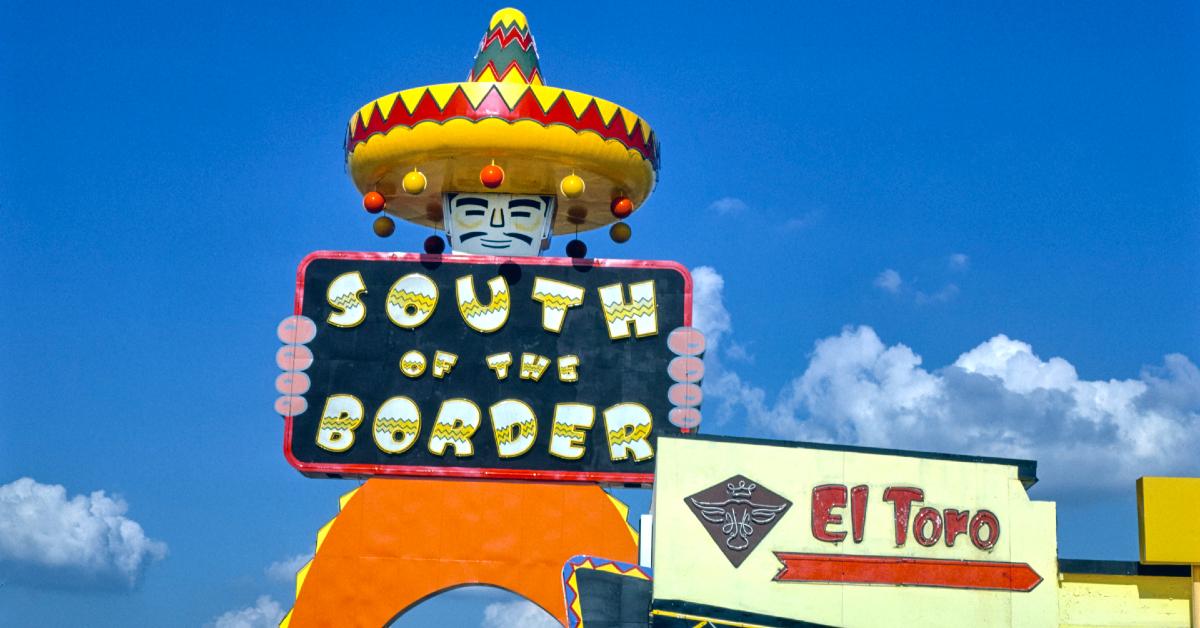 south of the border sign